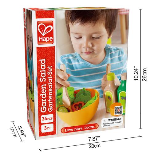 Hape Garden Salad Kitchen Food Playset